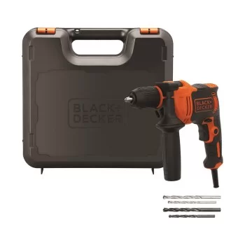 Drill and accessories set Black & Decker BEH710K-QS 230 V... 2