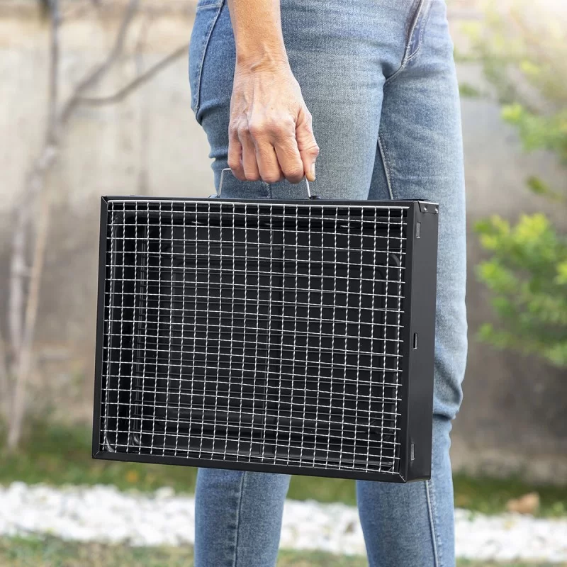 Folding Portable Barbecue for use with Charcoal...