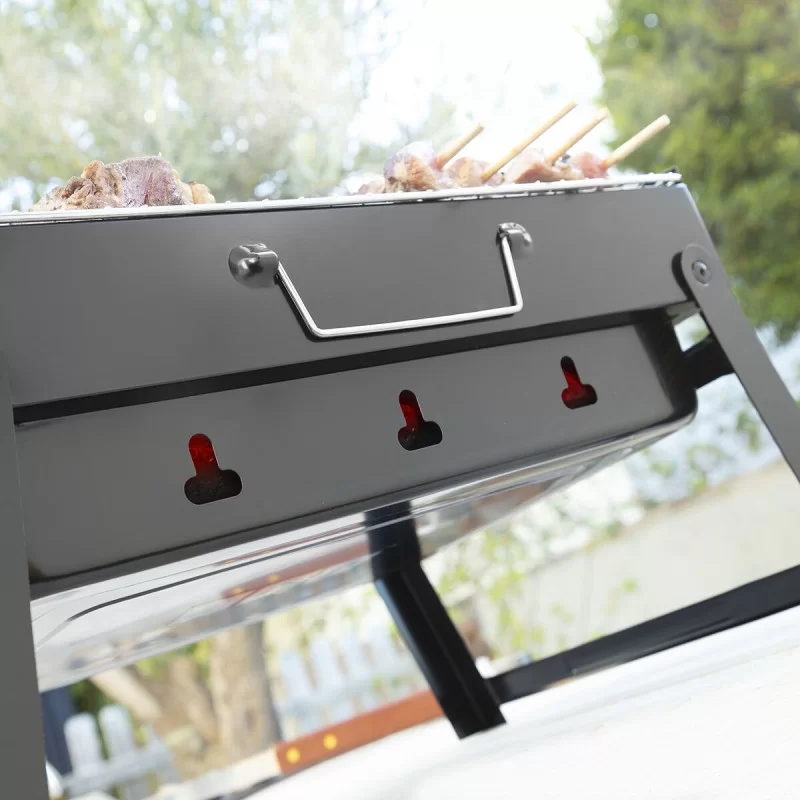 Folding Portable Barbecue for use with Charcoal...
