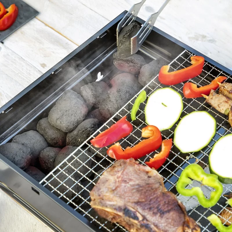 Folding Portable Barbecue for use with Charcoal...
