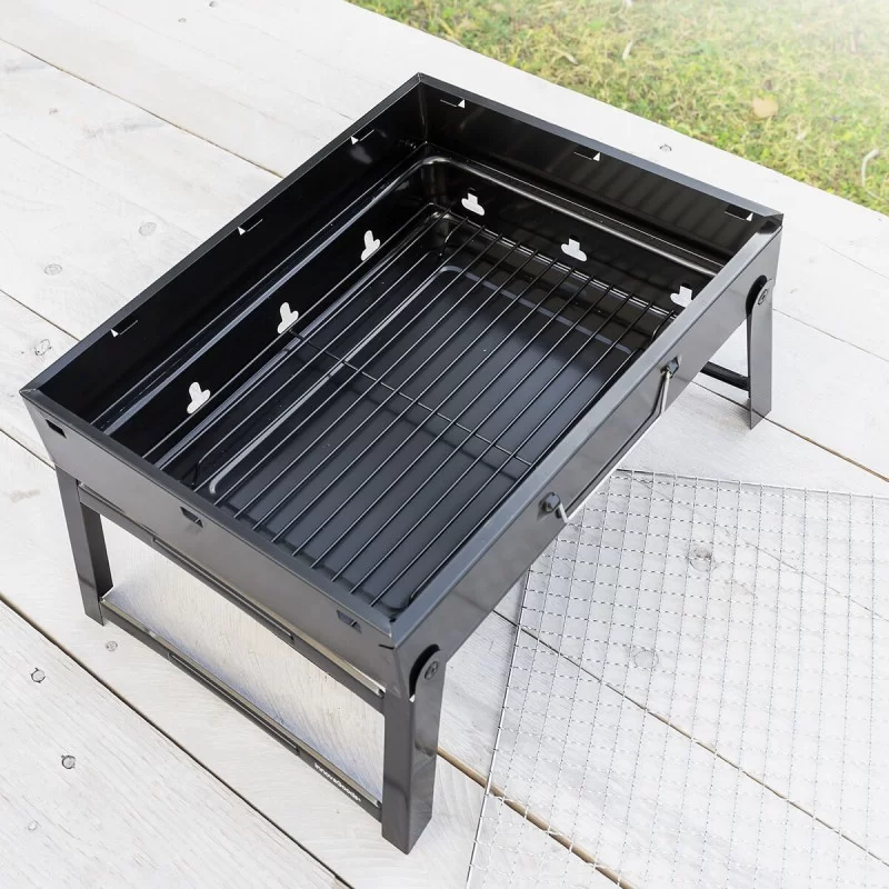 Folding Portable Barbecue for use with Charcoal...
