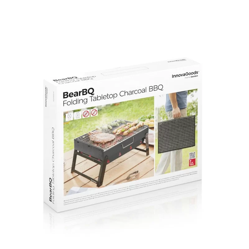 Folding Portable Barbecue for use with Charcoal...