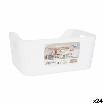 Multi-purpose basket Confortime White 24 x 16,5 x 10 cm...