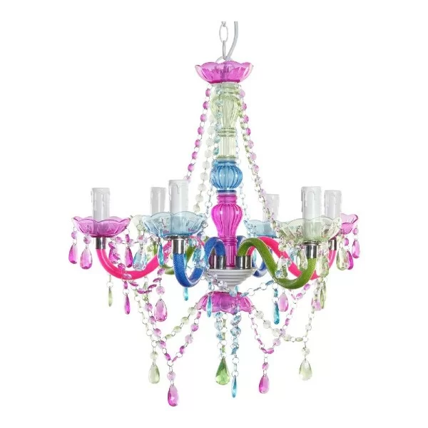 Ceiling Light DKD Home Decor Multicolour Metal Plastic 25 W Arab 220 V 52 x 52 x 63 cm