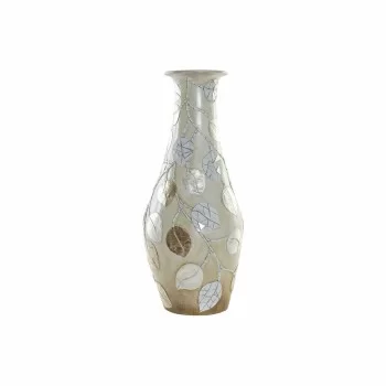 Vase DKD Home Decor Brown Beige Crystal Terracotta Bali...