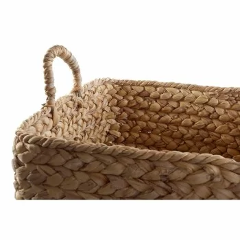 Basket set DKD Home Decor Natural Brown Boho 2