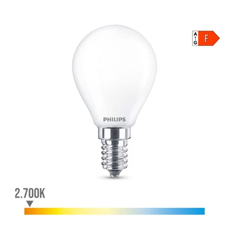 LED lamp Philips F 40 W 4,3 W E14 470 lm 4,5 x...