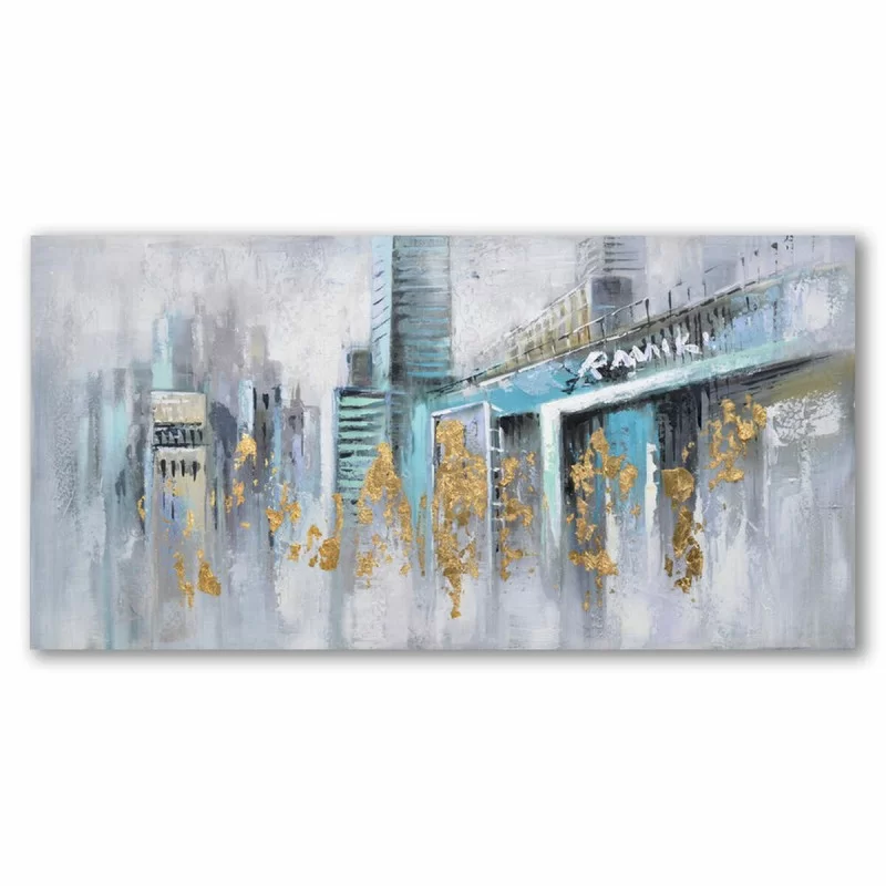 Painting DKD Home Decor City 120 x 3 x 60 cm...