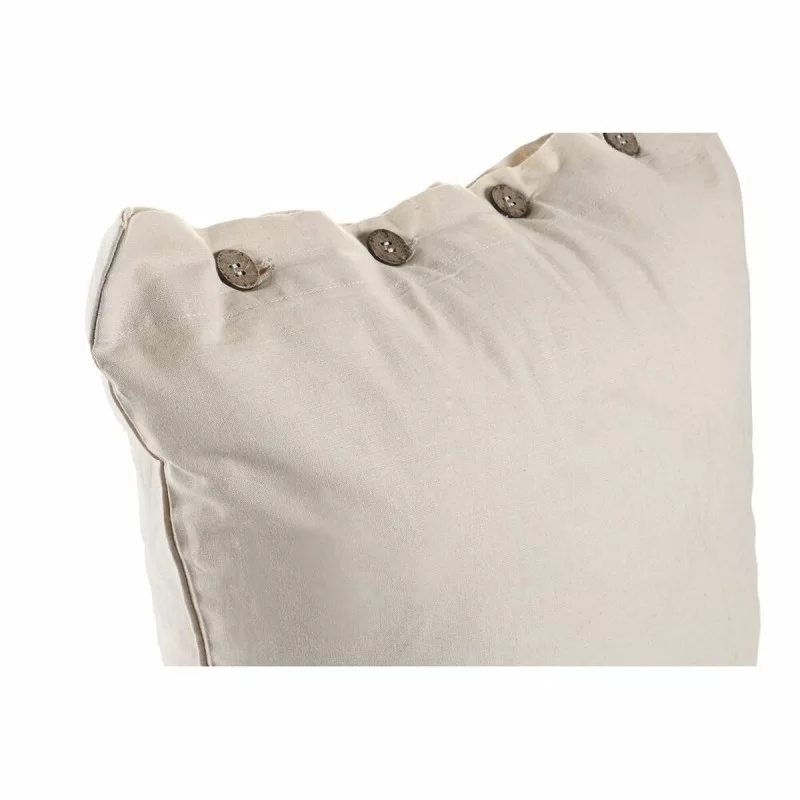 Cushion DKD Home Decor Beige 45 x 10 x 45 cm