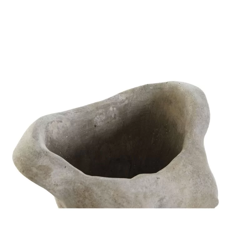 Vase Home ESPRIT Grey Cement Modern Bust Aged...