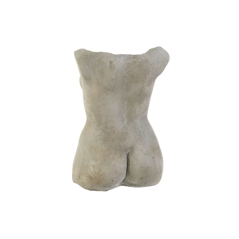Vase Home ESPRIT Grey Cement Modern Bust Aged...