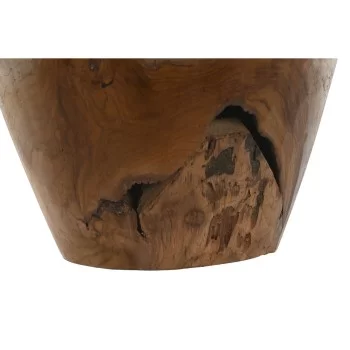 Vase Home ESPRIT Natural Dark brown Teak 34 x 34 x 40 cm 2