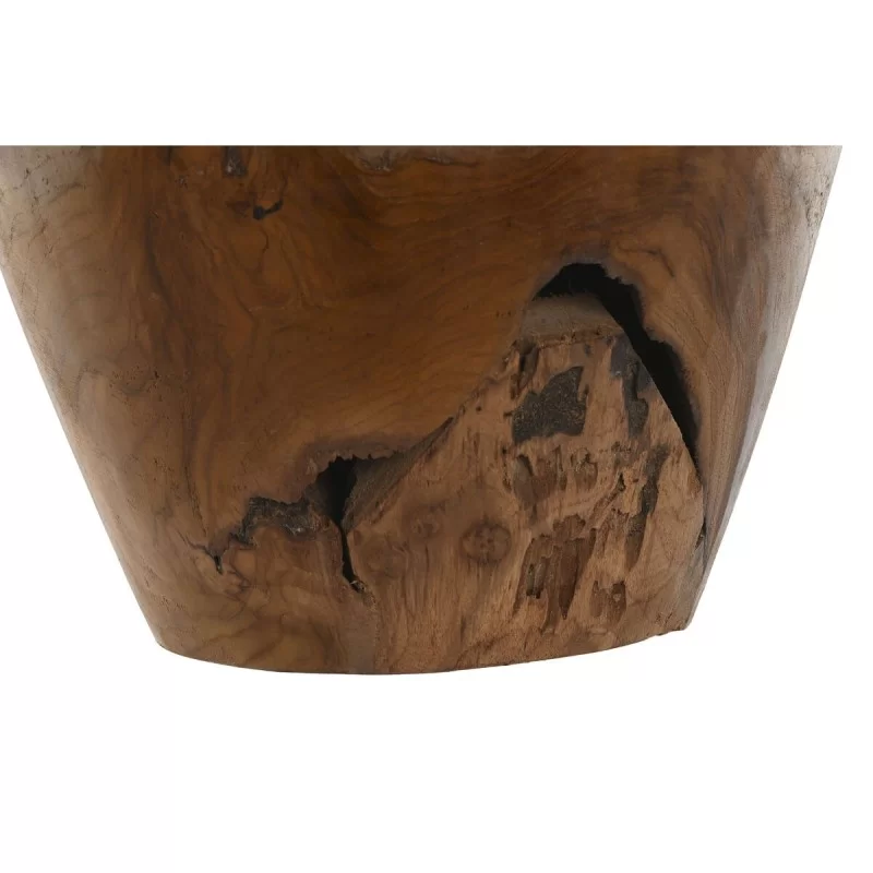 Vase Home ESPRIT Natural Dark brown Teak 34 x...