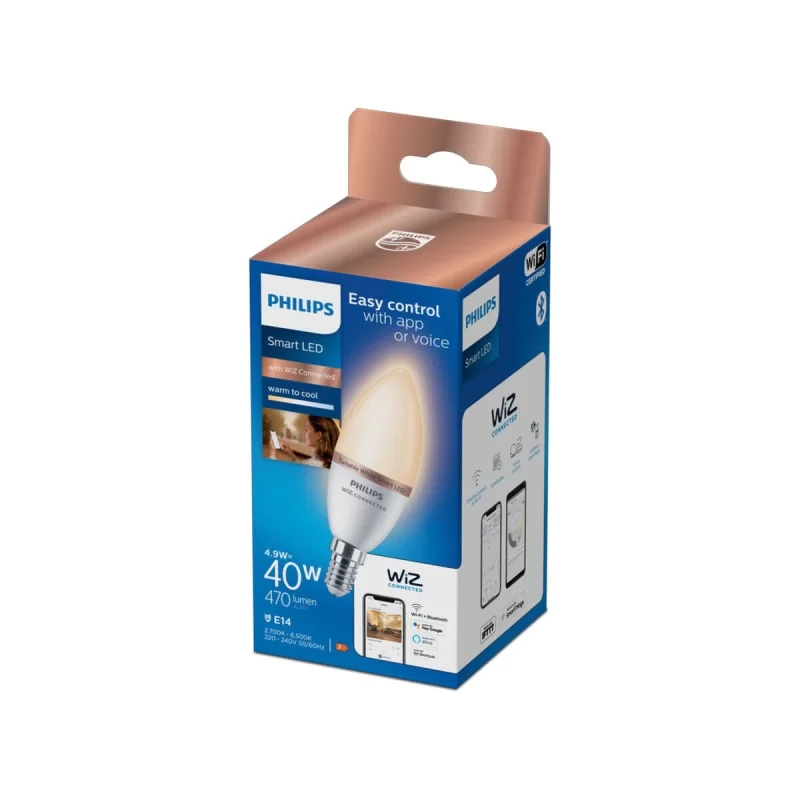LED lamp Philips Wiz White F 40 W 4,9 W E14 470...