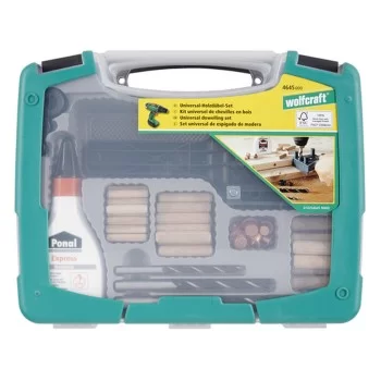 Wood assembly kit Wolfcraft 4645000 Universal 79 Pieces 2