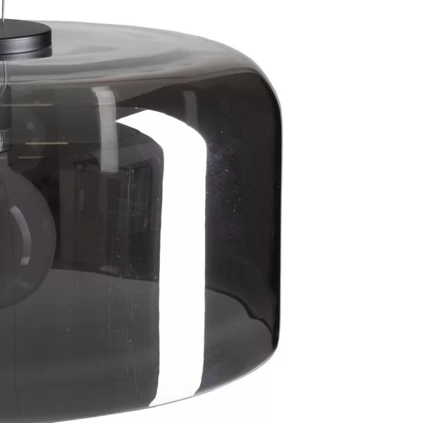 Ceiling Light Crystal Grey 40 x 40 x 120 cm