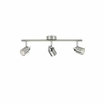 Ceiling Light Philips Meranti 3 GU10 Metal Chromed (10 x...