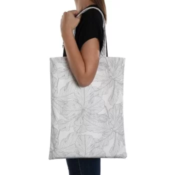 Shopping Bag Versa Palms Polyester 36 x 48 x 36 cm 2