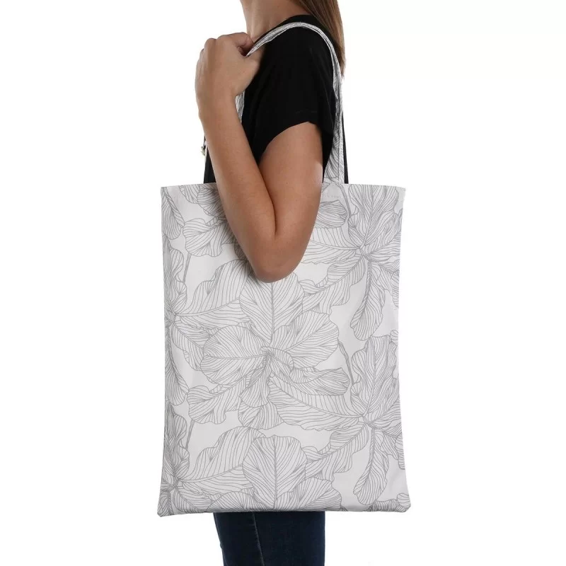 Shopping Bag Versa Palms Polyester 36 x 48 x 36 cm