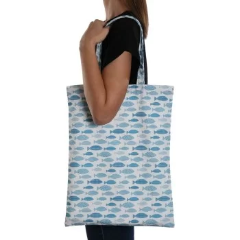 Shopping Bag Versa Fish Polyester 36 x 48 x 36 cm 2