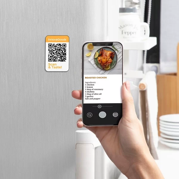 No-Oil Fryer InnovaGoods Fryinn View 6500 Black Stainless steel 1700 W 6,5 L