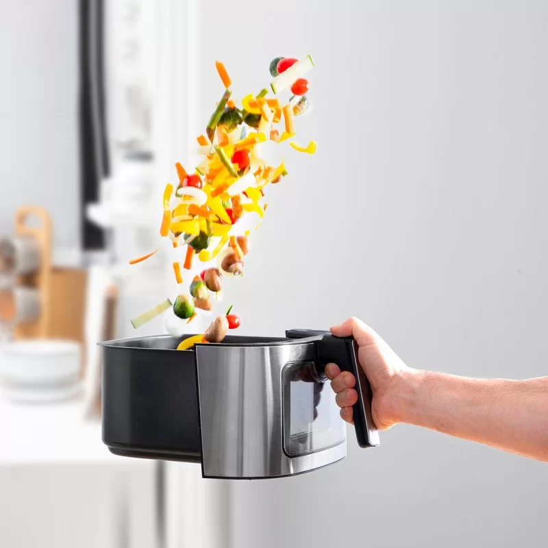 No-Oil Fryer InnovaGoods Fryinn View 6500 Black...