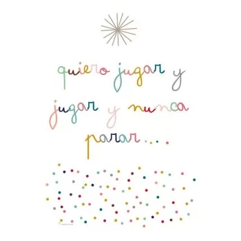 Cot Flat Sheet Haciendo el Indio Play 100 x 130 cm 2