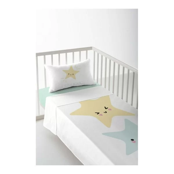 Cot Flat Sheet Cool Kids Kira 120 x 180 cm