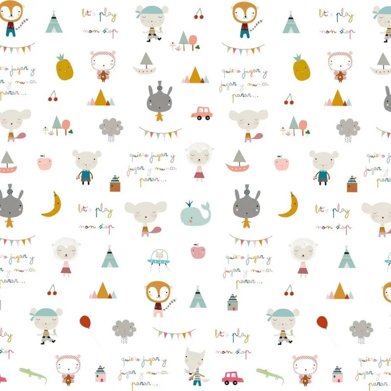 Cot Quilt Cover Haciendo el Indio Play 100 x...