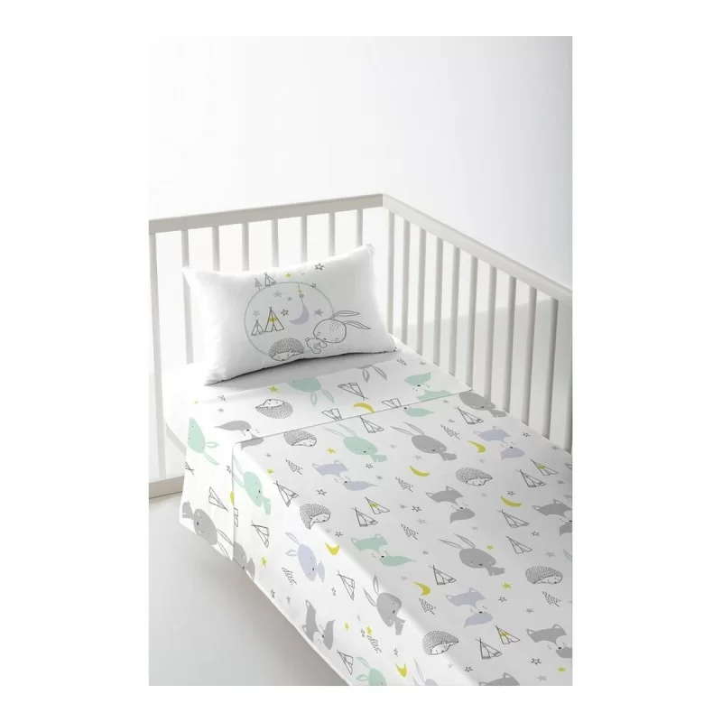 Cot Flat Sheet Cool Kids Let'S Dream B 100 x...