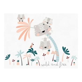 Cot Flat Sheet Cool Kids Wild And Free A 100 x 130 cm 2