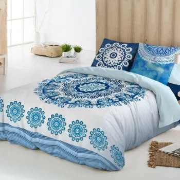 Nordic cover Costura Greek Indigo Super king King size... 2