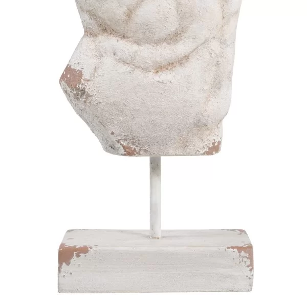 Sculpture Bust 38 x 16 x 68 cm White