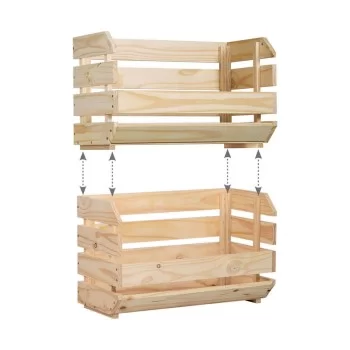 Stackable Organising Box Astigarraga 60 x 28,5 x 35,3 cm...