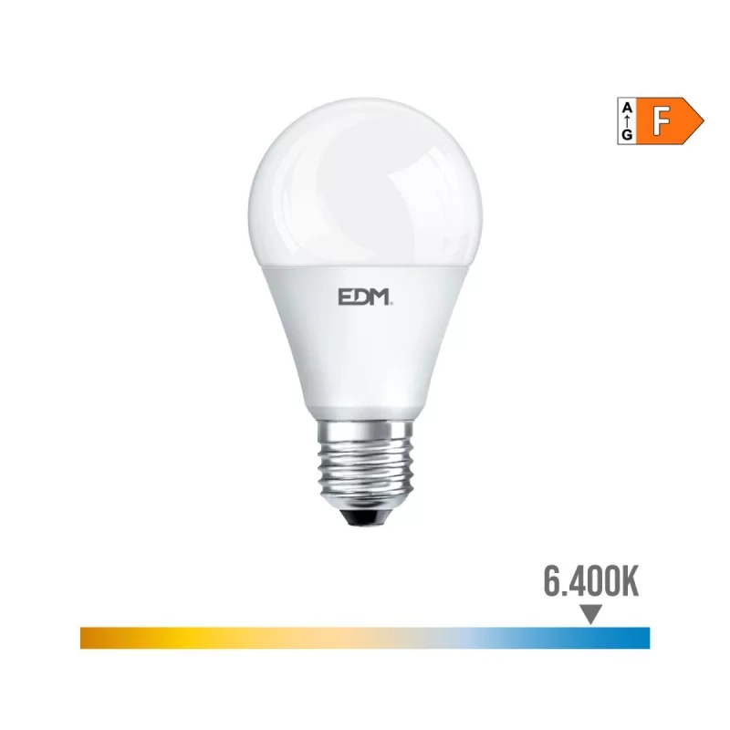 LED lamp EDM F 15 W E27 1521 Lm Ø 6 x 11,5 cm...