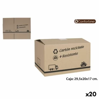 Multi-use Box Confortime Cardboard (20 Units) (29,5 x 20...