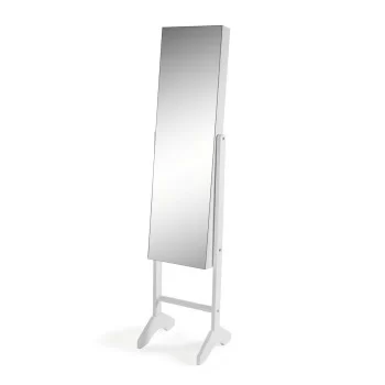 Wall mirror Versa White Mirror MDF Wood Minimalist 33,5 x... 2