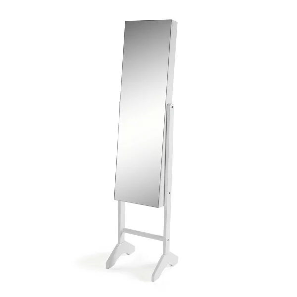 Wall mirror Versa White Mirror MDF Wood Minimalist 33,5 x 153 x 35,2 cm
