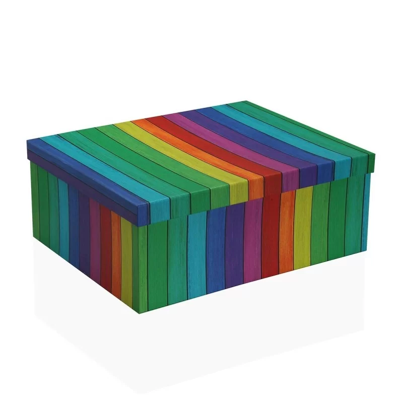 Set of Stackable Organising Boxes Versa Rainbow...
