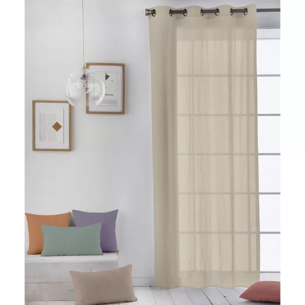 Curtain Naturals Beige 140 x 260 cm