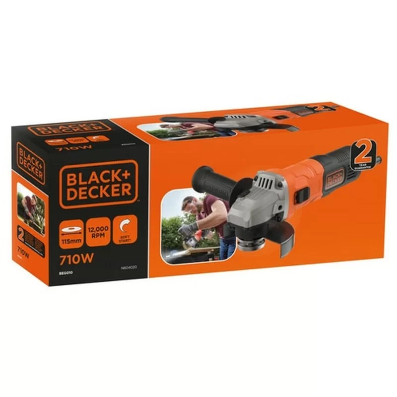 Angle grinder Black & Decker BEG010 Mini 115mm...