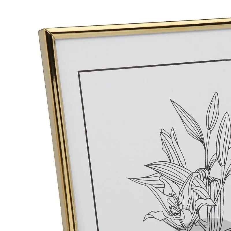 Photo frame Versa Golden Metal Minimalist 1 x...