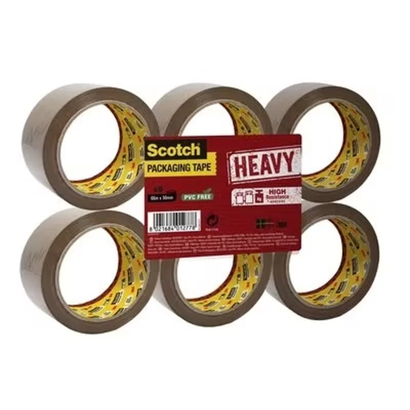 Adhesive Tape Scotch Packaging Brown 50 mm x 66...