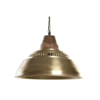 Ceiling Light DKD Home Decor Brown Golden Iron Mango wood...