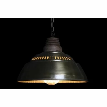 Ceiling Light DKD Home Decor Brown Golden Iron Mango wood... 2