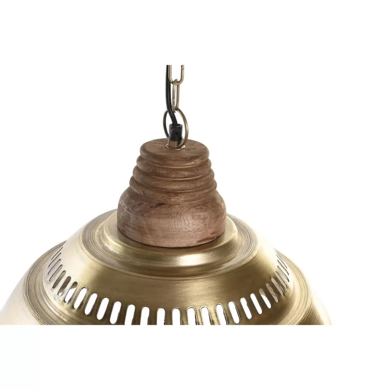 Ceiling Light DKD Home Decor Brown Golden Iron...