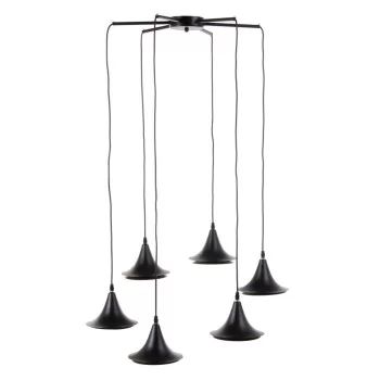 Ceiling Light 51,5 x 51,5 x 100 cm Black Golden Metal Ø...