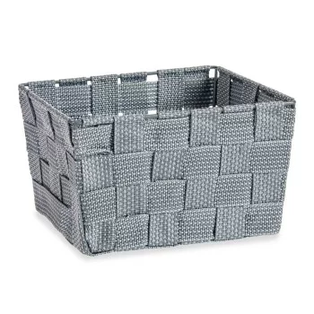 Basket Braiding Grey Cloth (15 x 10,5 x 20 cm) (24 Units) 2