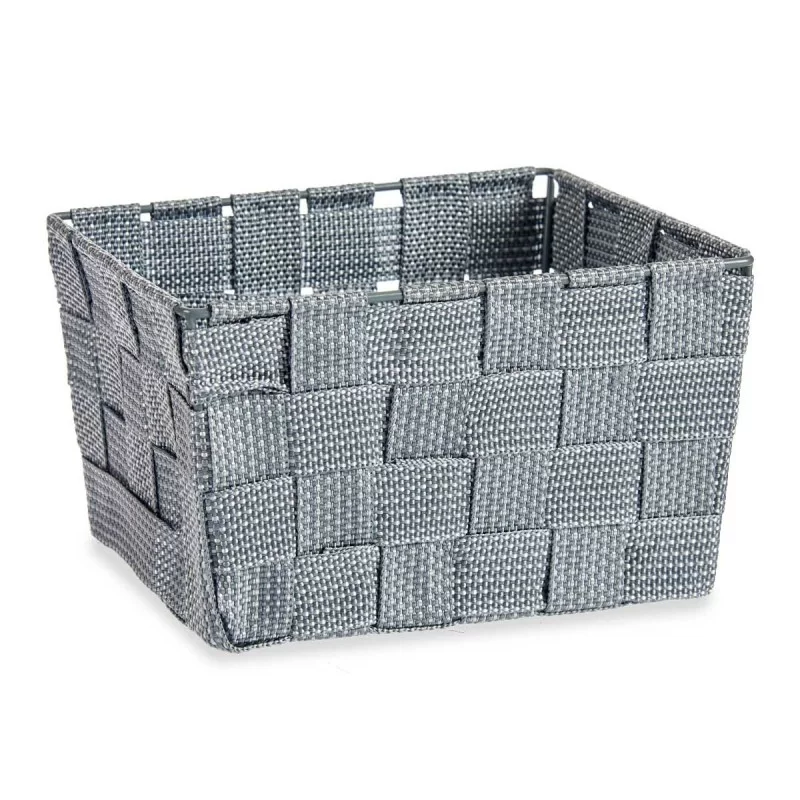 Basket Braiding Grey Cloth (15 x 10,5 x 20 cm)...