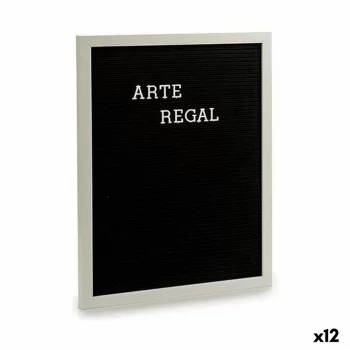 Painting Black White Panel 144 Letters (2,5 x 50,5 x 40,5...